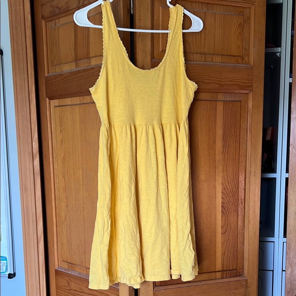 American Eagle Outfitters Mustard Dress